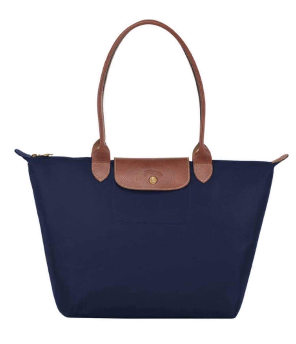 Longchamp Le Pliage Club Large Tote Navy Blue – The Blay