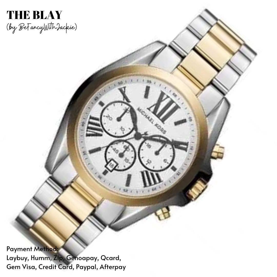 Michael Kors Women's Mini Bradshaw Two-Tone Chronograph Watch – The Blay